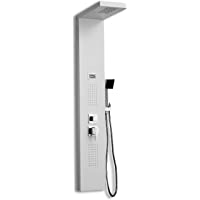 DP Grifería Bahamas - Columna de hidromasaje en aluminio- Blanco